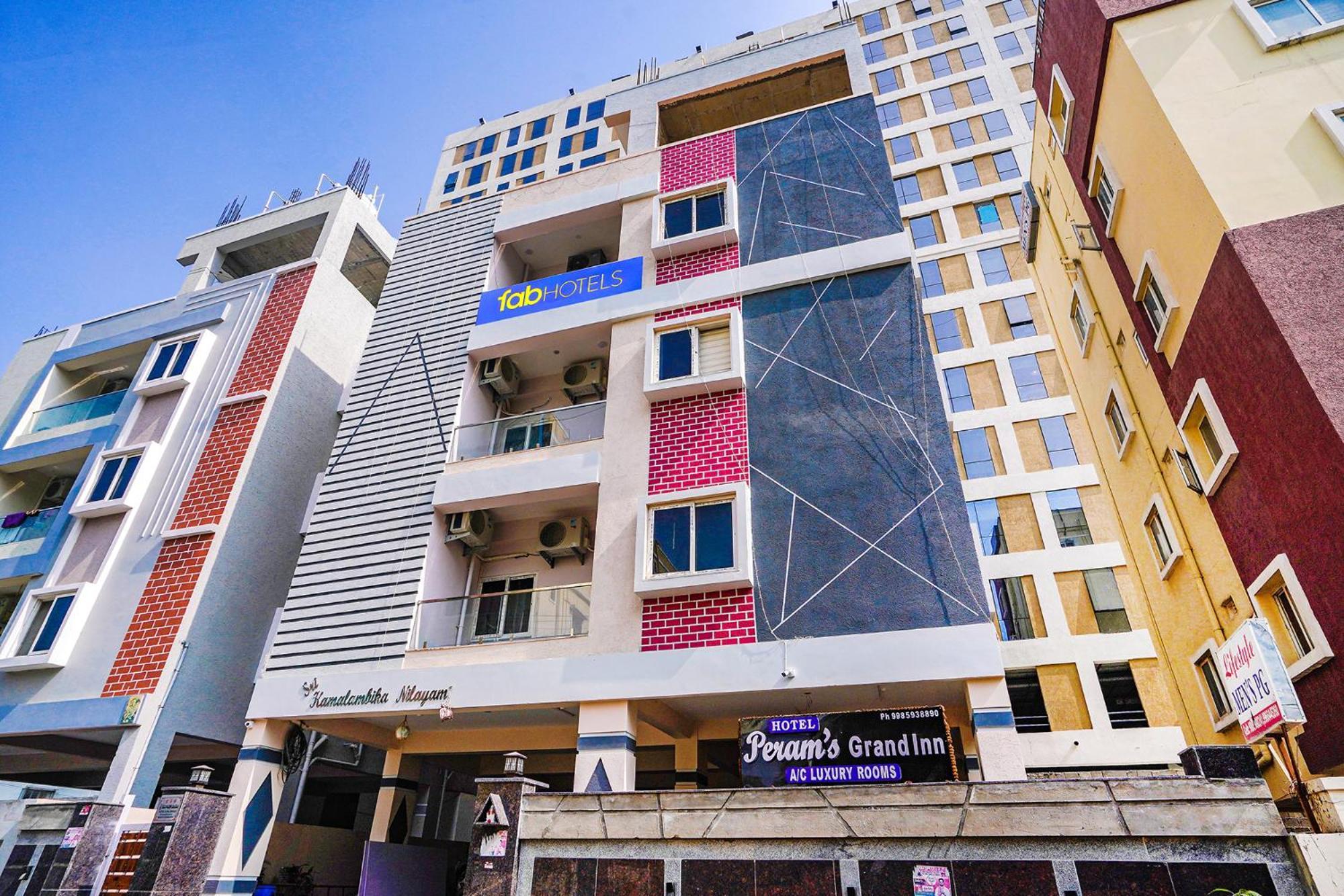 Fabhotel Perams Grand Inn - Hitech City Hyderabad Exteriör bild
